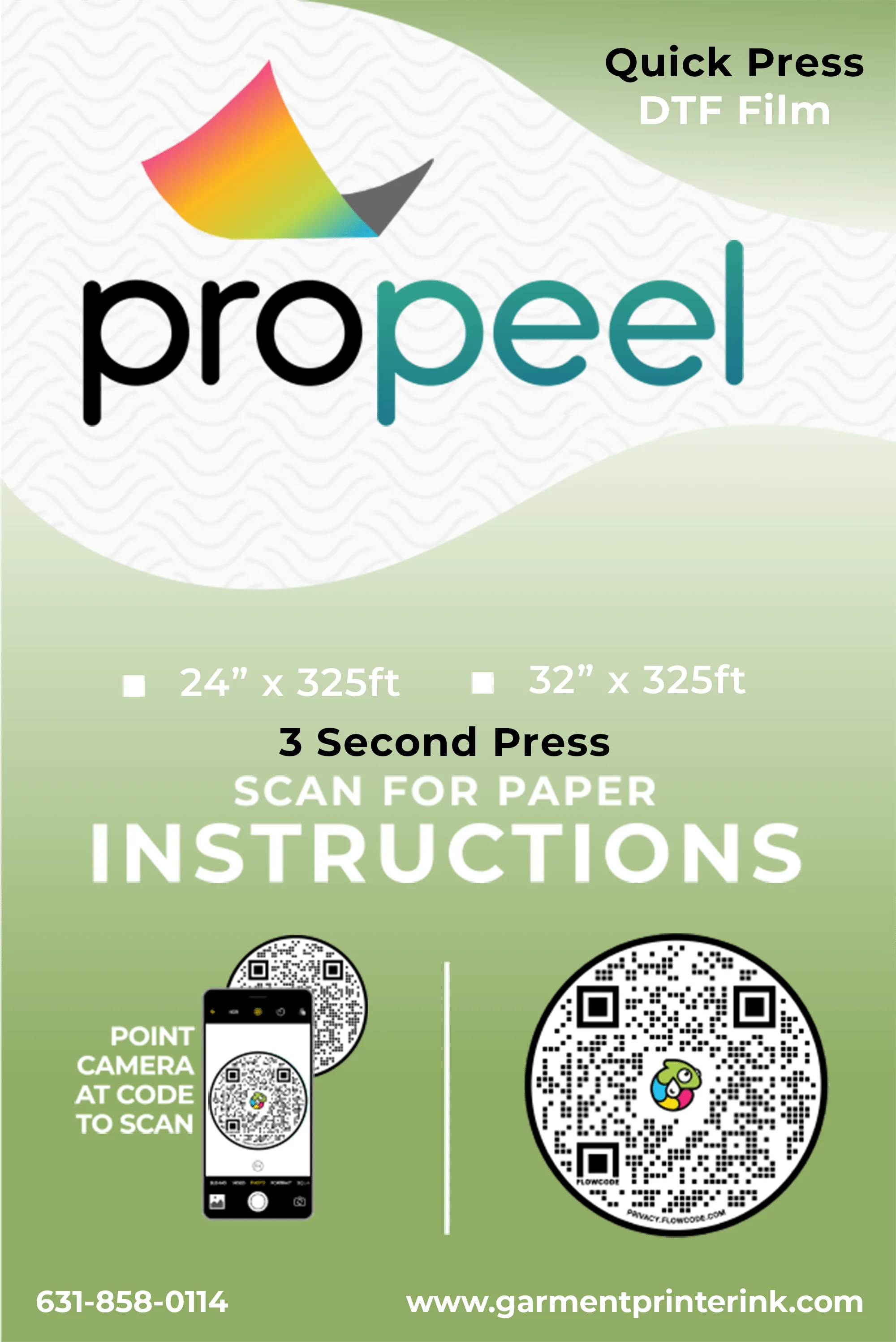 ProPeel Quick Press - 3 Second DTF Hot Peel Film | 24" & 32" - Image 5