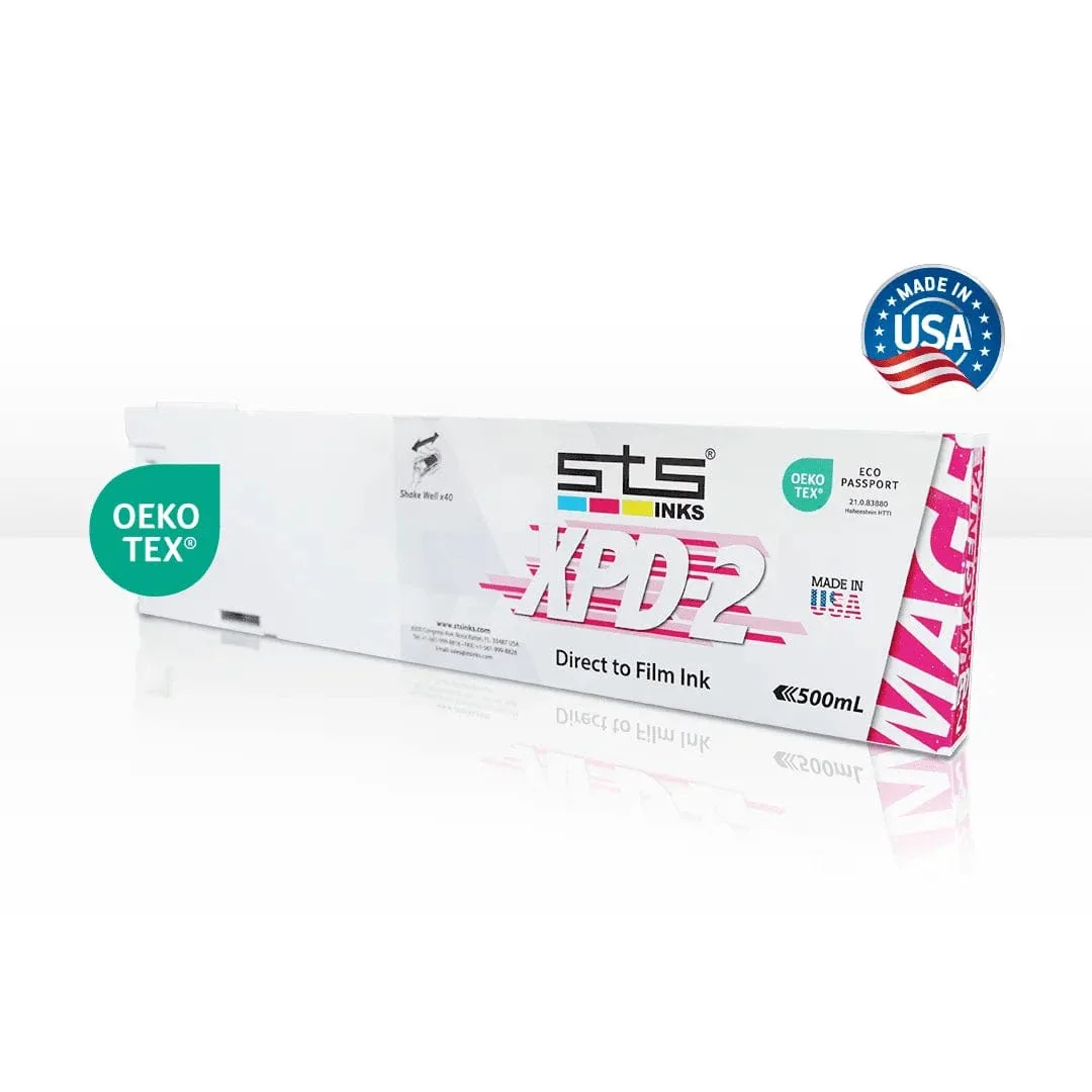 STS Direct to Film (DTF) XPD-924D Ink Cartridges - 500mL - Image 3